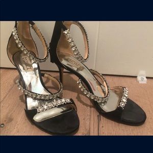 Badgley Mischka Heels with Crystals